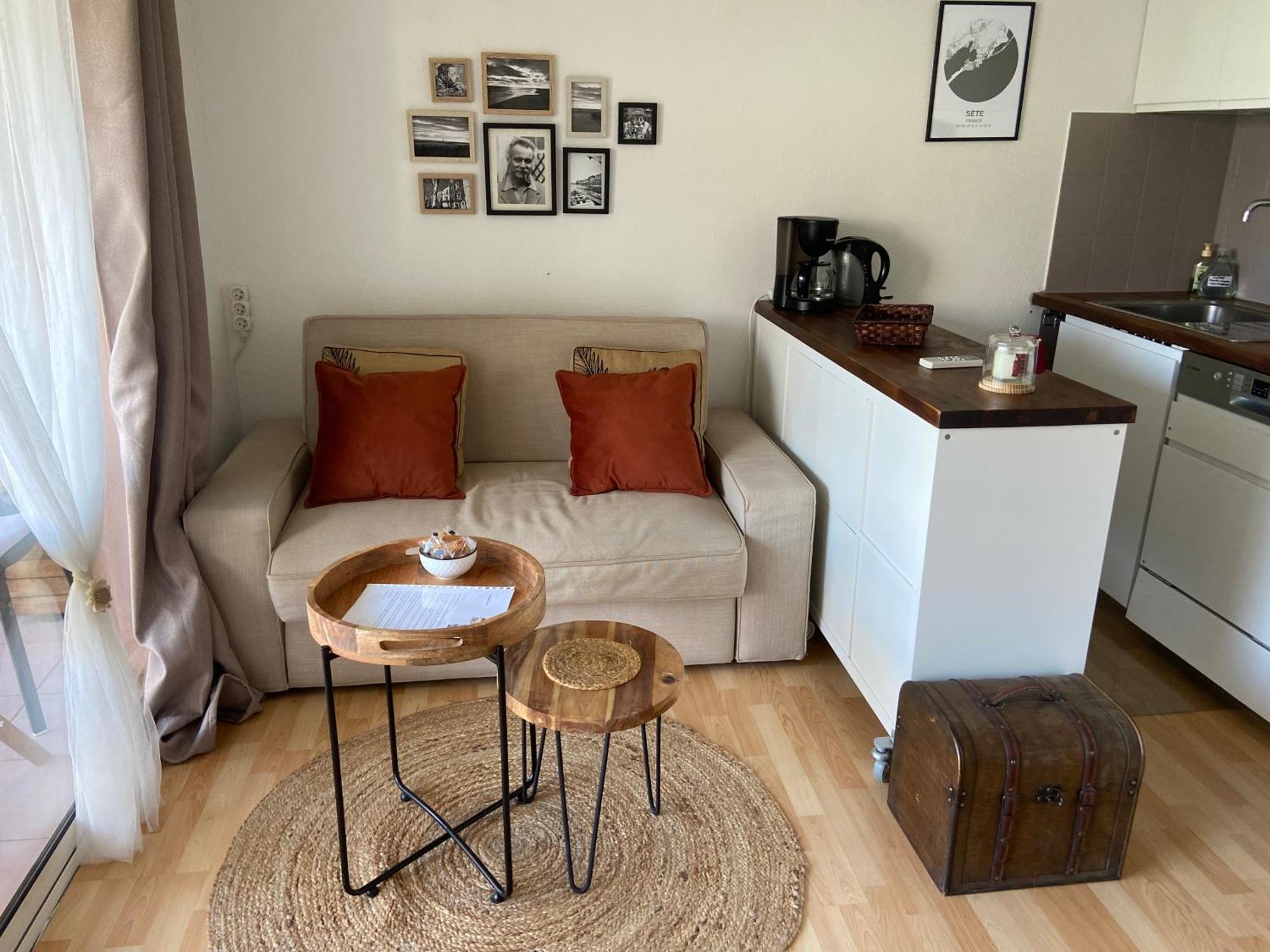 Charmant Appartement Central Terrasse Proche Gare Sete Ngoại thất bức ảnh